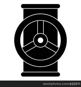 Valve icon. Simple illustration of valve vector icon for web. Valve icon, simple style