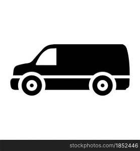 Van car icon logo company. isolated on white background.