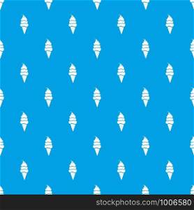 Vanilla ice cream pattern vector seamless blue repeat for any use. Vanilla ice cream pattern vector seamless blue
