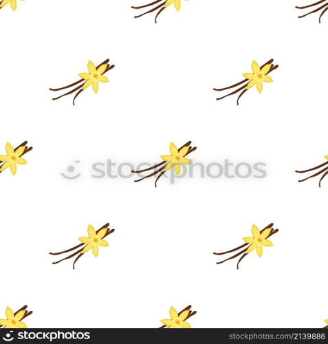 Vanilla pattern seamless background texture repeat wallpaper geometric vector. Vanilla pattern seamless vector