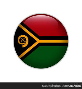 Vanuatu flag on button