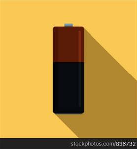 Vape box battery icon. Flat illustration of vape box battery vector icon for web design. Vape box battery icon, flat style