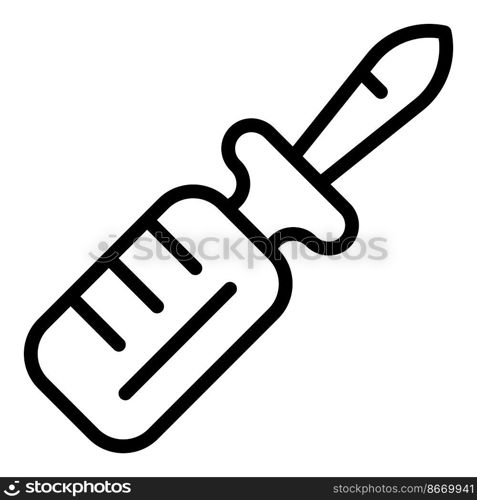 Vape screwdriver icon outline vector. E pen. Smoke liquid. Vape screwdriver icon outline vector. E pen