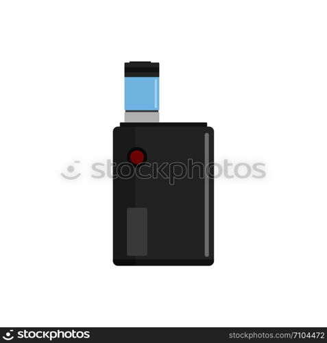 Vaping box icon. Flat illustration of vaping box vector icon for web design. Vaping box icon, flat style