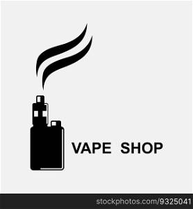 Vapor vaporizer logo template vector illustration