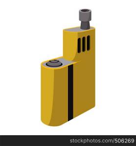 Vaporizer device icon in cartoon style on a white background. Vaporizer device icon, cartoon style