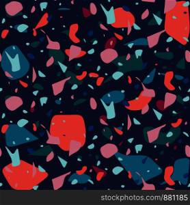 Variety Terrazzo colorful vintage pattern design in trendy colors.