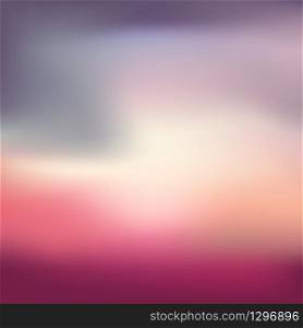 Various colors Like the evening sky, vector