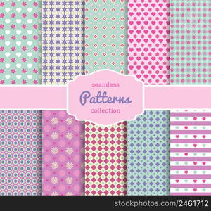 Various Floral Pattern Paper Collection for Scrapbooking in Pastel Shades