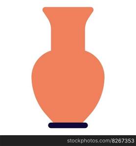 Vase, a decorative jar without handles.