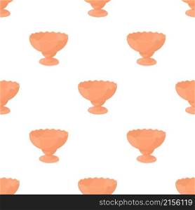 Vase for jam pattern seamless background texture repeat wallpaper geometric vector. Vase for jam pattern seamless vector