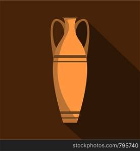 Vase icon. Flat illustration of vase vector icon for web. Vase icon, flat style