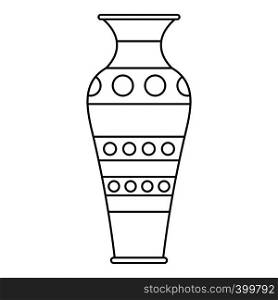 Vase icon. Outline illustration of vase vector icon for web. Vase icon, outline style