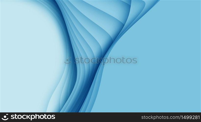 Vector 3D abstract background with paper cut shapes. Blue carving art. Paper craft landscape with gradient fade colors. Minimalistic design layout for business presentations, flyers, posters. Vector 3D abstract background with paper cut shapes. Blue carving art. Paper craft landscape with gradient fade colors. Minimalistic design layout for business presentations, flyers, posters.