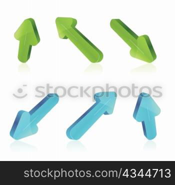 vector 3d arrows