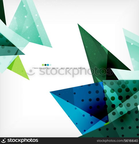 Vector 3d geometric shape abstract futuristic background, layout, poster or brochure design