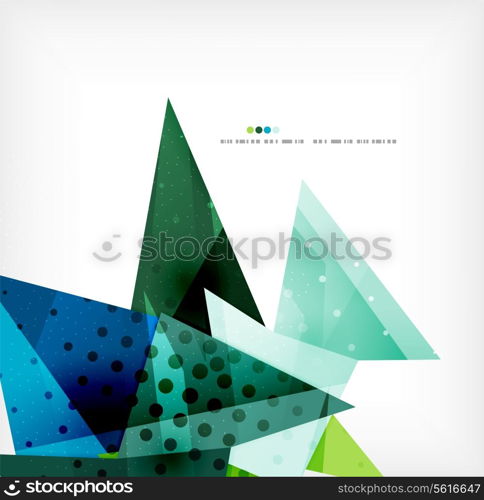 Vector 3d geometric shape abstract futuristic background, layout, poster or brochure design