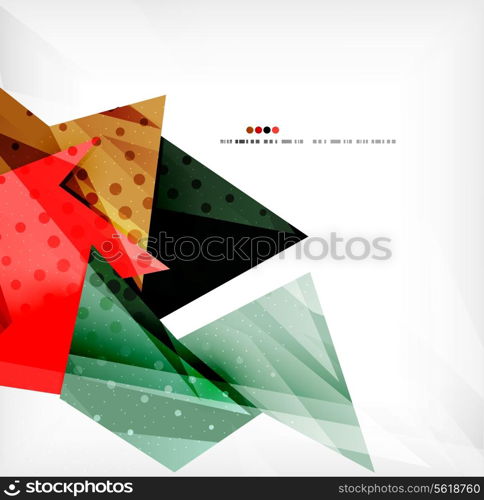 Vector 3d geometric shape abstract futuristic background, layout, poster or brochure design