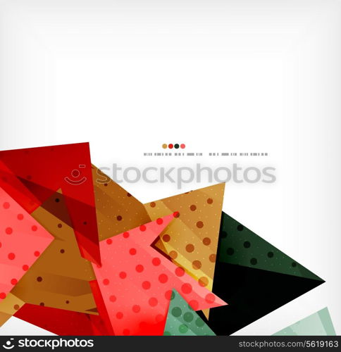 Vector 3d geometric shape abstract futuristic background, layout, poster or brochure design