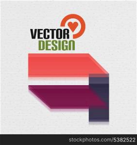 Vector 3d glass shape for business template
