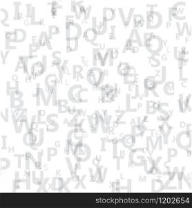 Vector Abstract Alphabet background