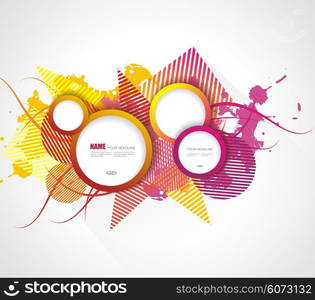 Vector abstract background