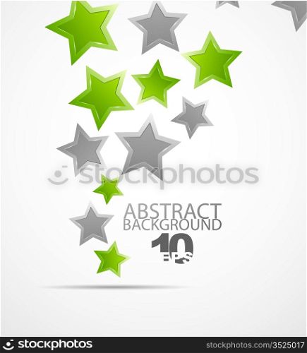 Vector abstract background. Color stars