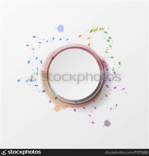 Vector Abstract background Colorful, watercolor style