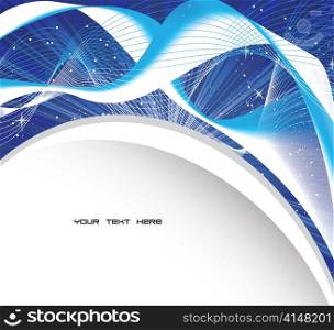 vector abstract background in blue color