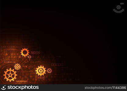 Vector abstract background in the concept of technology.