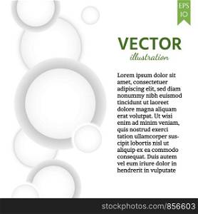 Vector Abstract Background Overlapping circles concept Eps10