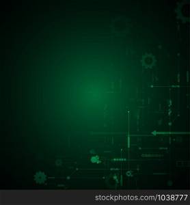 Vector abstract background technology circuit design.