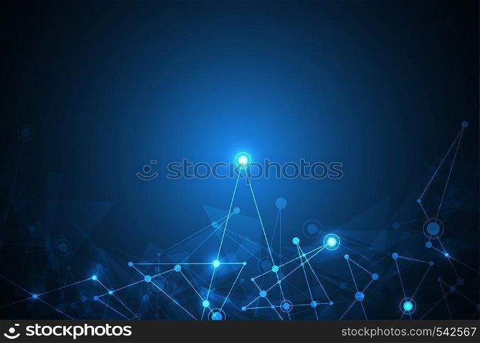 Vector abstract background technology data concept.