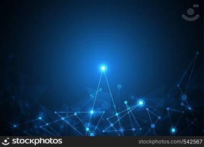 Vector abstract background technology data concept.