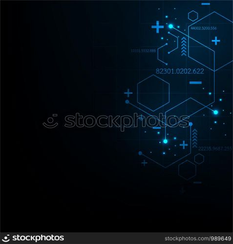 Vector abstract background technology design.