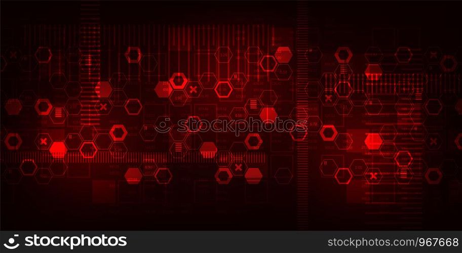 Vector abstract background technology in the concept of digital.