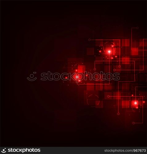 Vector abstract background technology in the concept of digital.