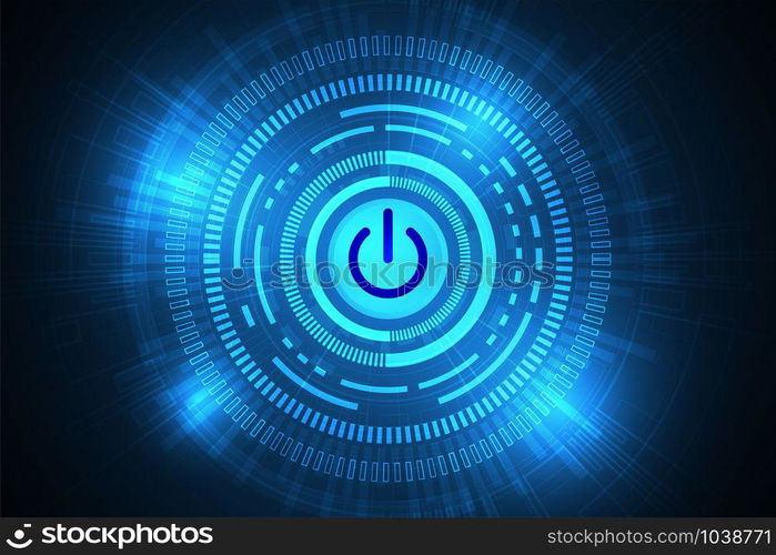 Vector abstract background technology switch design.