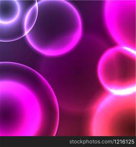 Vector abstract background with bright circles. Blurred sparkles, bokeh.. Vector abstract background with bright circles. Blurred sparkles
