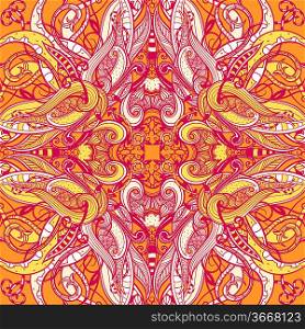 vector abstract background with bright orient pattern