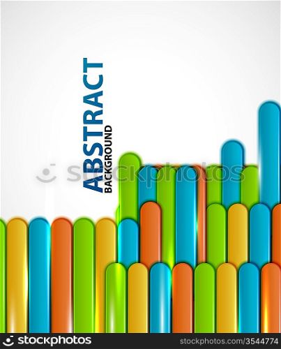 Vector abstract background with color stripes