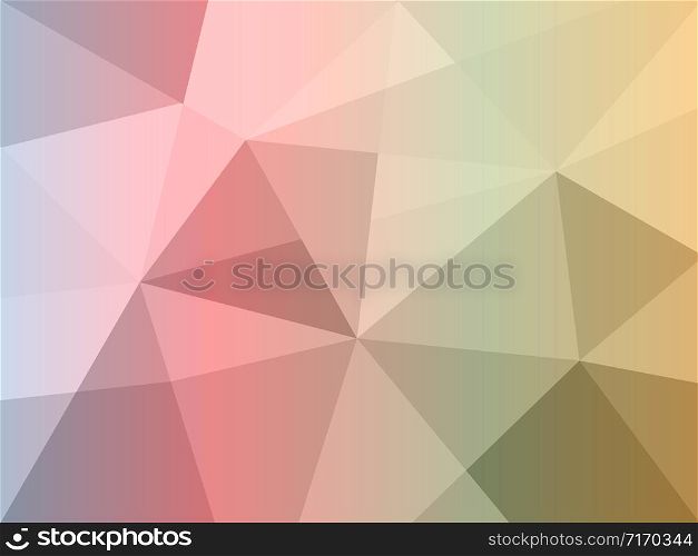Vector abstract background with colorful polygon.
