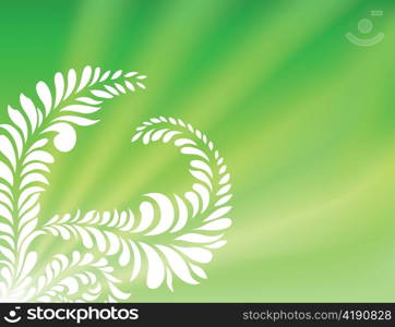 vector abstract background with floral