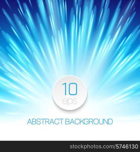 Vector abstract background with glowing rays. EPS 10. Vector background with glowing rays