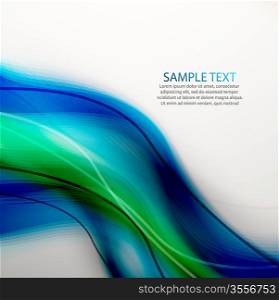 Vector abstract background with line and lights