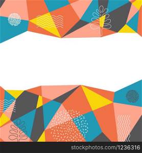 Vector Abstract Background with Place for Your Text. Modern Creative Pattern