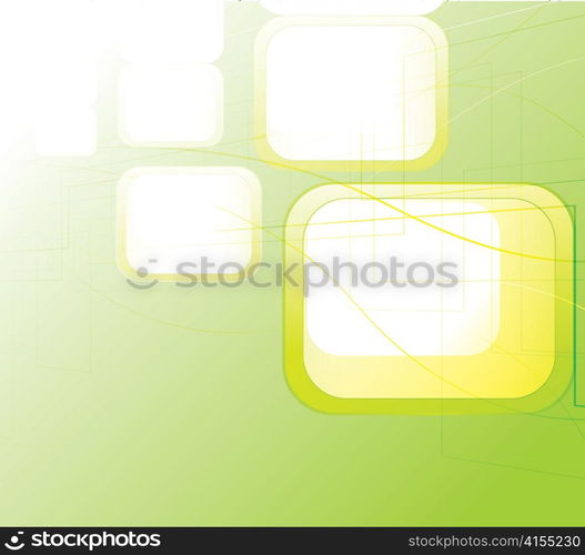vector abstract background with rounded rectangles