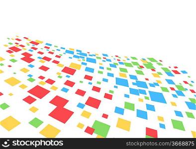 ""Vector abstract background with square; clip-art""