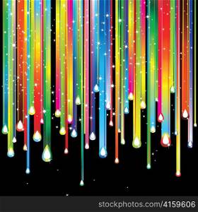 vector abstract background with stars