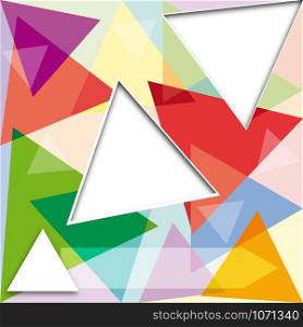 Vector abstract background with triangles